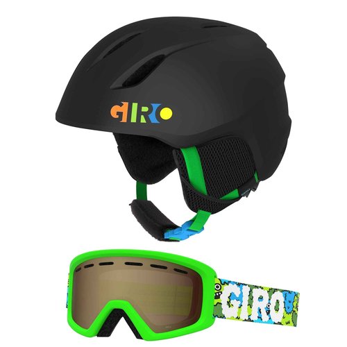 Giro Launch CP Matte Black Party Blocks/Lilnugs SM (52-55.5cm)