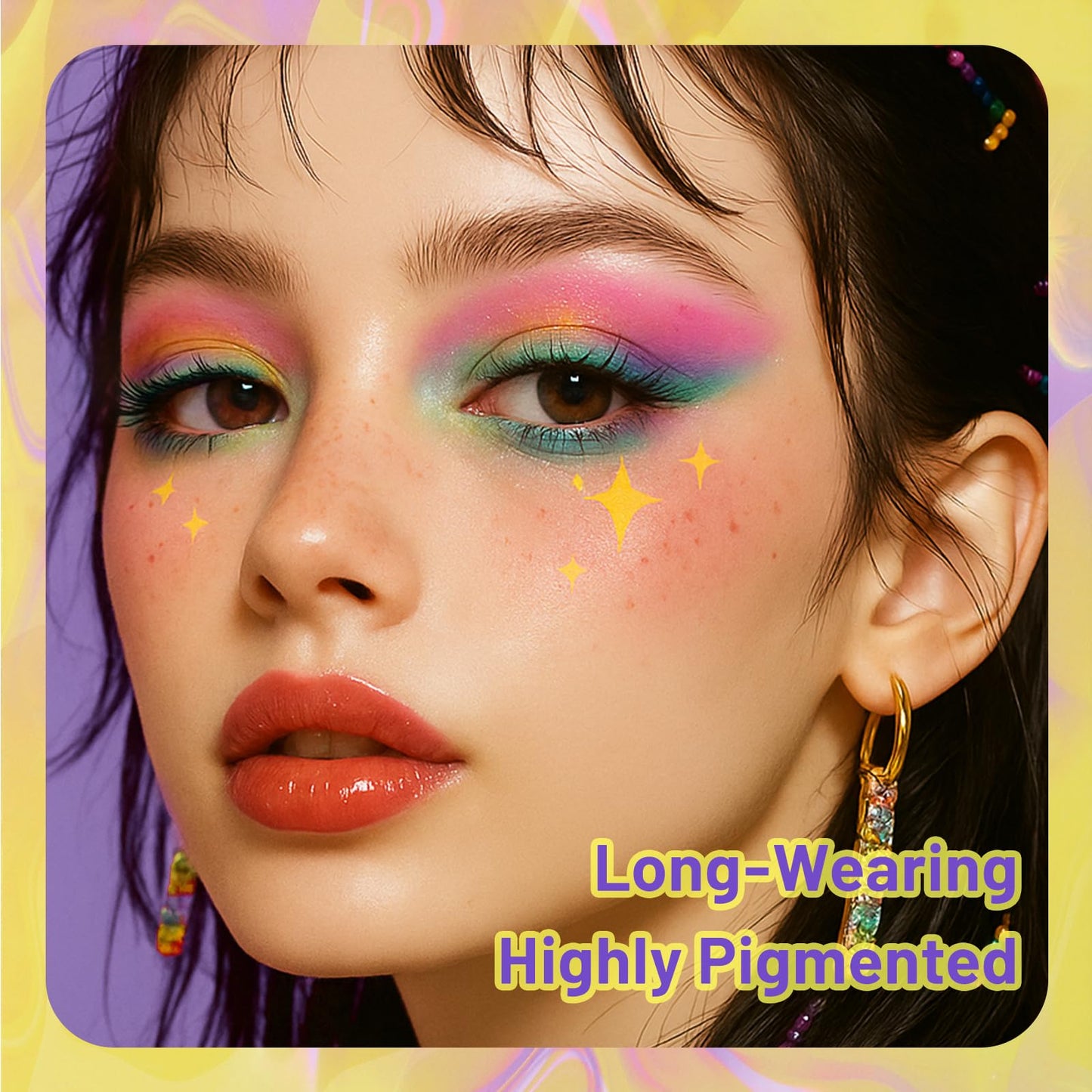 UCANBE 30 Colors Eyeshadow Makeup Palette - MACARON & Deep Neutral Tones - Matte Glitter Finishes - Highly Pigmented, Long-Lasti