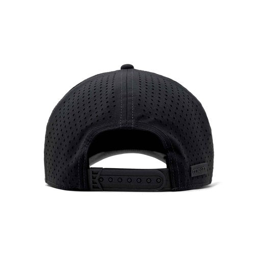 melin Odysea Brick Hydro, Black Camo Midnight, Performance Snapback Hat, Water-Resistant Baseball Cap for Men & Women, Medium-Large
