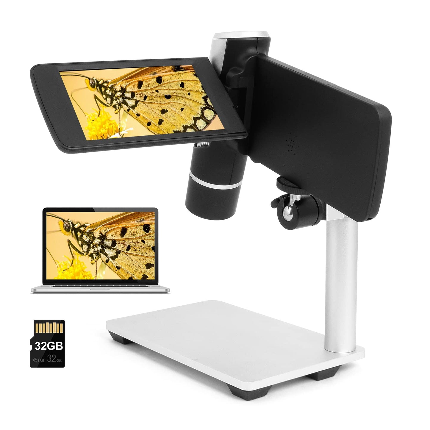 Andonstar AD203 Digital Microscope (Black+Bracket)