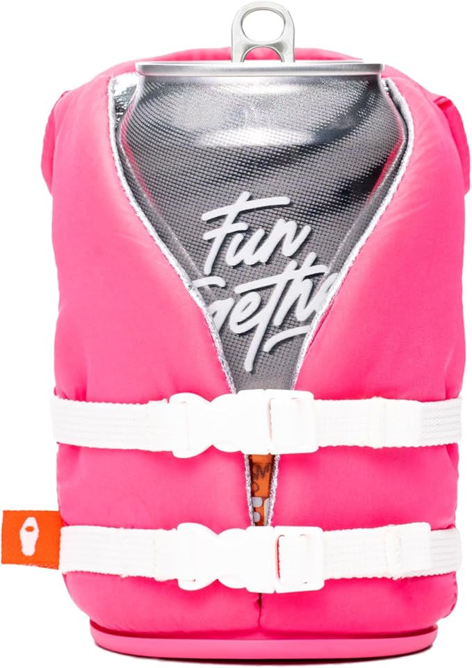 Puffin - The Buoy Life Vest - Insulated 12 oz Can Cooler I Beer Bottle & Soda Can Insulator, Keep Drinks and Beverages Col...