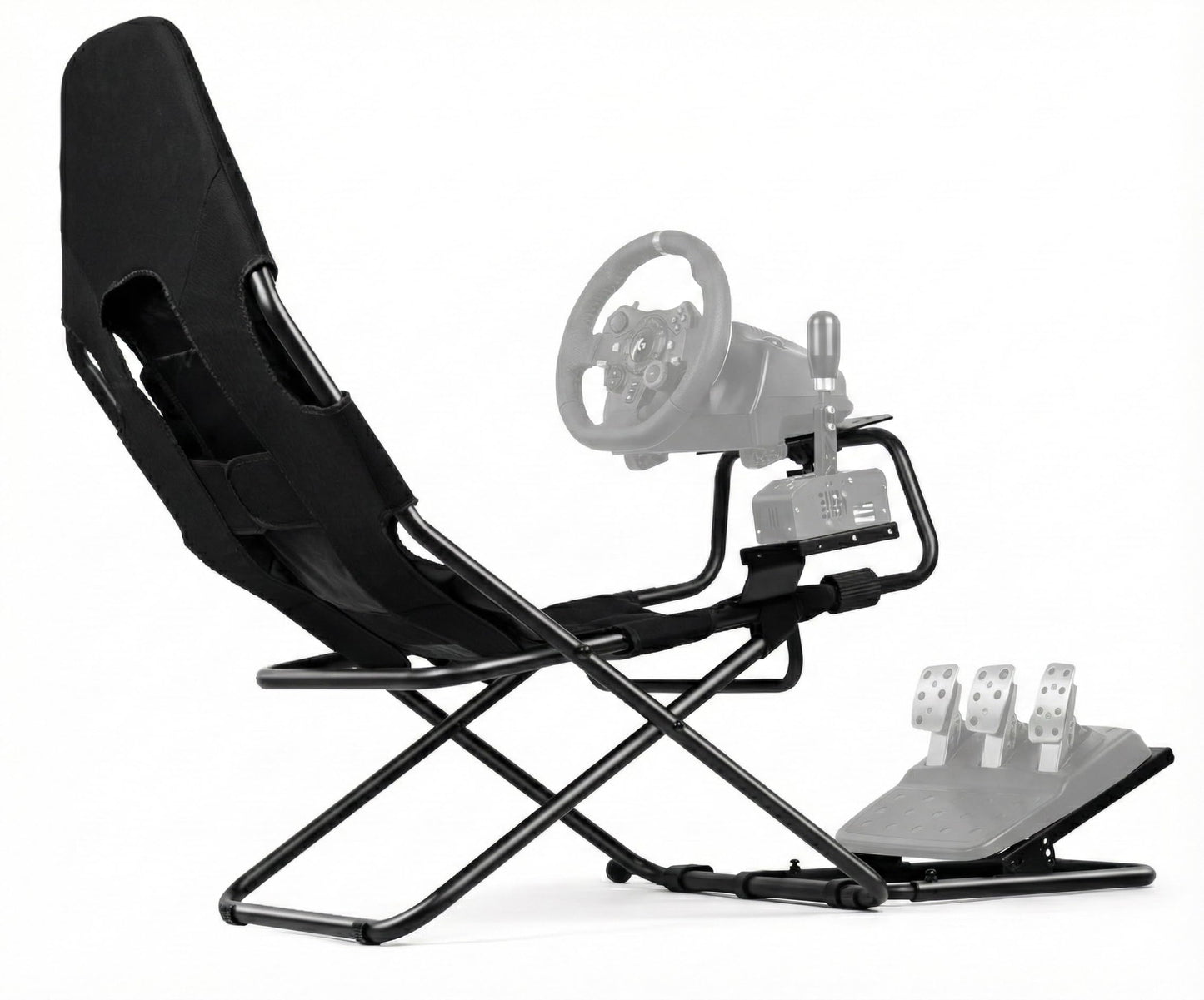 Conquer Racing Simulator for Logitec, Thrustmaster, Fanatec, Portable Folding Race Sim Cockpit for G920 G29 G923, T248X T248 T300 T150 458 TX Simagic Moza Xbox PS5 PS4 PC Logitec G Flight