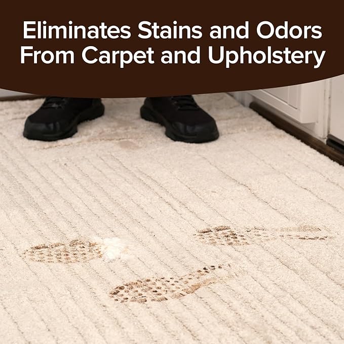Horsepower Bull Shot No BS Carpet Spot & Stain Remover, AS SEEN ON TV, Made In USA, Just Point & Spray, No Bending or Scrubbing, Hands-Free, Stain-Lifting Foam-Action, Pets Stains & Odors, Soda & More