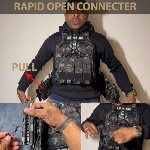 BOMTURN Upgrade Tactical Airsoft Outdoor Vest