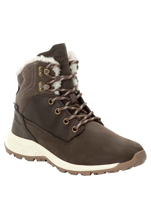 Jack Wolfskin Women's Queenstown City Texapore Mid W Hiking Shoe, Cold Coffee, 11