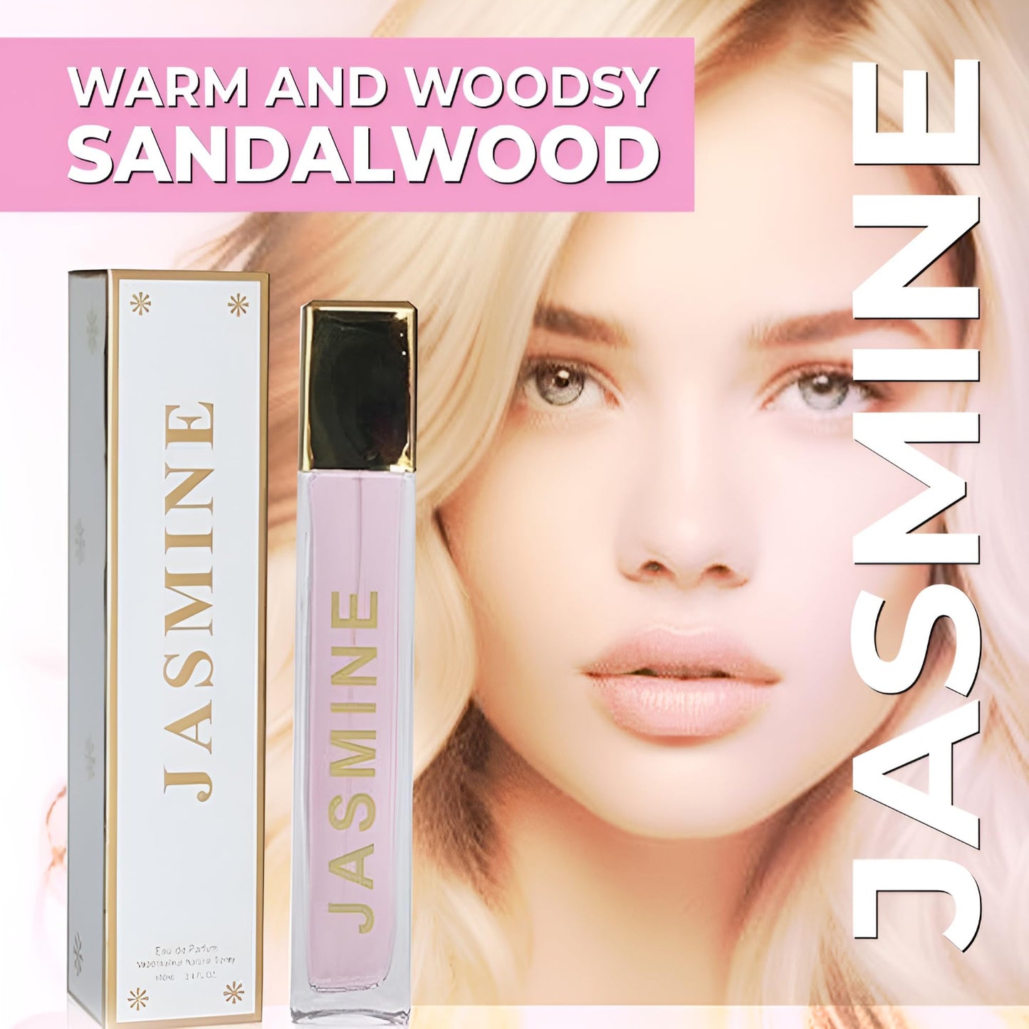 AFLUXE Jasmine Women Perfume Natural Spray Eau De Parfum–Elegant And Floral Fragrance For Timeless Sophistication 100ML