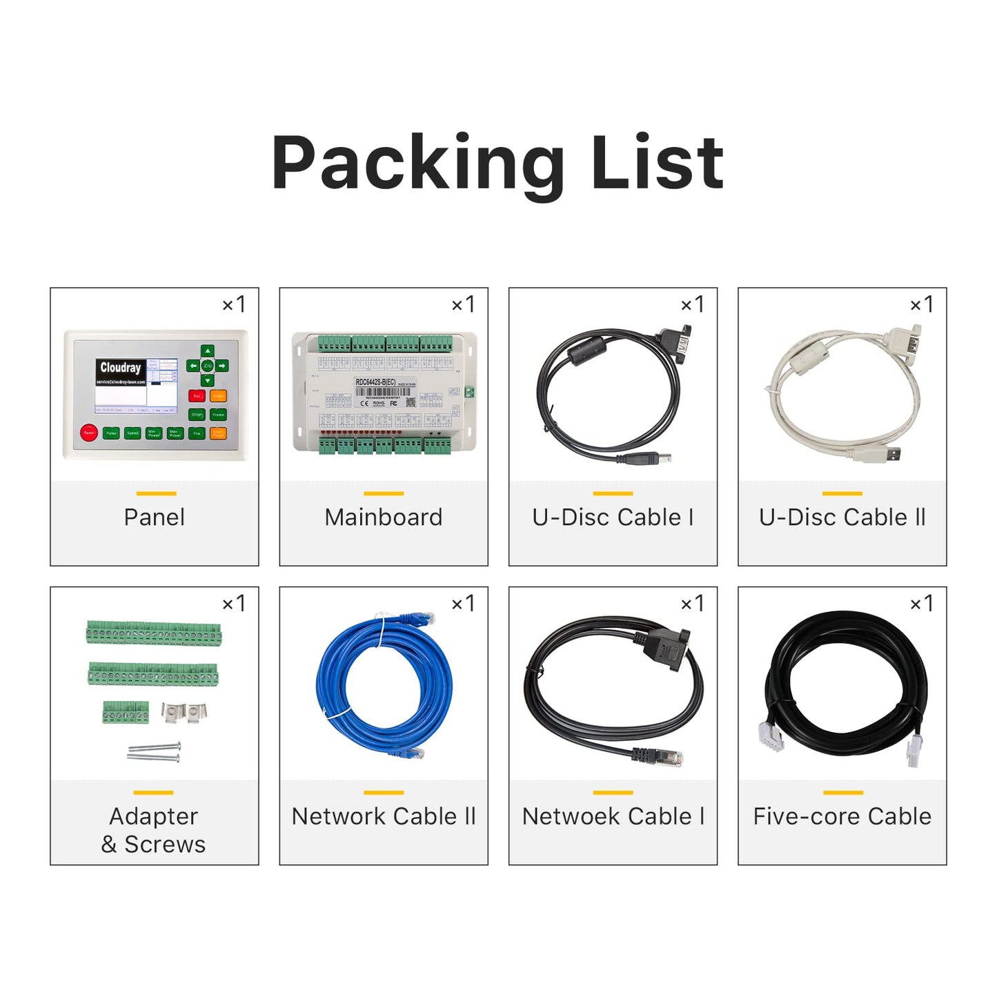 Cloudray Ruida DSP Controller RD RDC6442G RDC6442S for CO2 Laser Engraver Engraving Machine