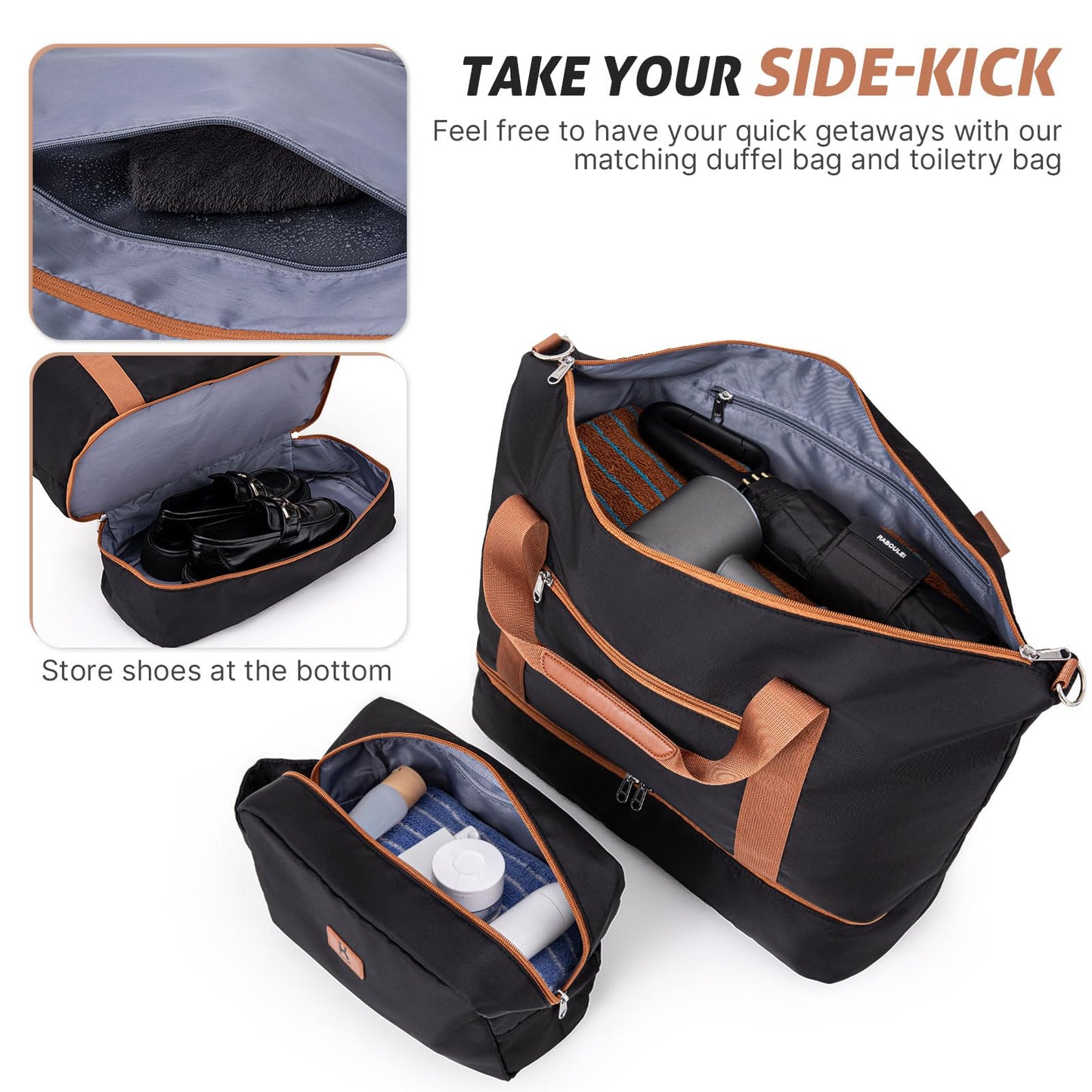 KUNEL Luggage Sets 5 Piece Suitcases with Wheels,ABS Hard Case Suitcases with Spinner Wheels, TSA Lock, Durable Travel Luggage