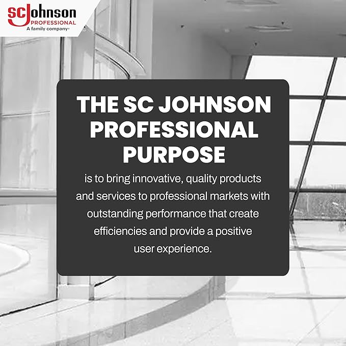 SC Johnson Professional Non-Acid Bowl and Bathroom Cleaner, Disinfectant Cleaner, Soap Scum Remover, 32 fl. oz., 12 Count, for Professional Use Only