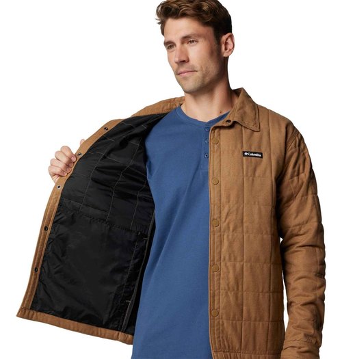 Columbia Men's Landroamer Quilted Shirt Jacket, Delta, X-Small