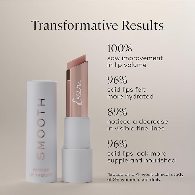 EVER Peptide Lip Therapy — Fig (Warm Mauve Tinted Balm with Peptides & Moisturizing Botanical Oils)