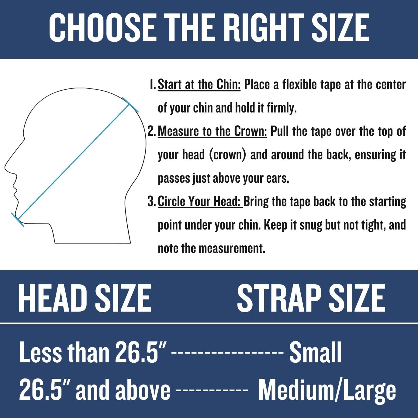 Chin Strap for Sleeping by PrimeSiesta | CPAP Chin Strap in 2 Sizes — Corrects Jaw Position and Improves Airflow — Premium Yamamoto Neoprene — Breathable Anti Snoring Devices for CPAP Users