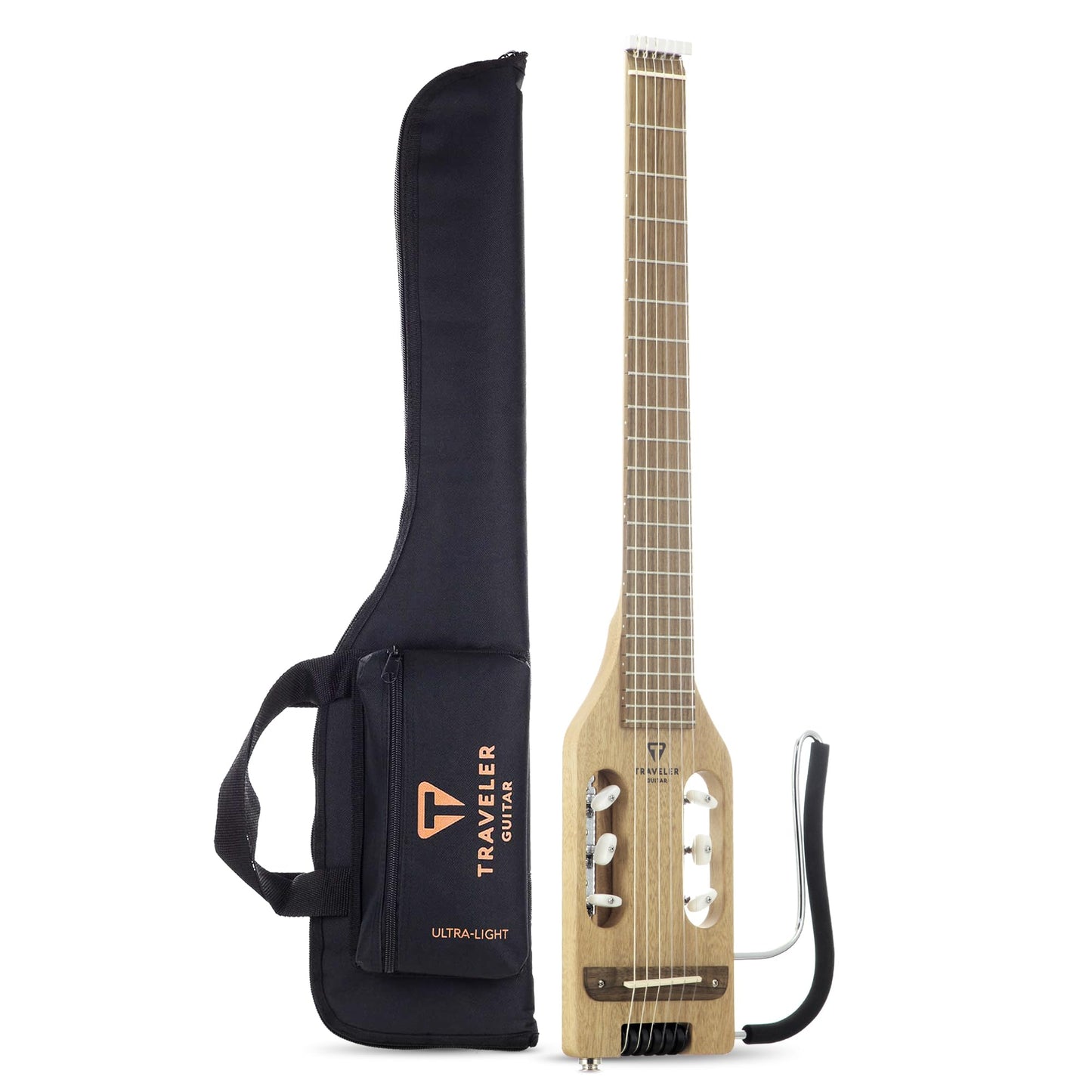 Traveler Guitar Ultra-Light Classical 6 String Guitar, Right, Mahogany (Uln Mhsbw)