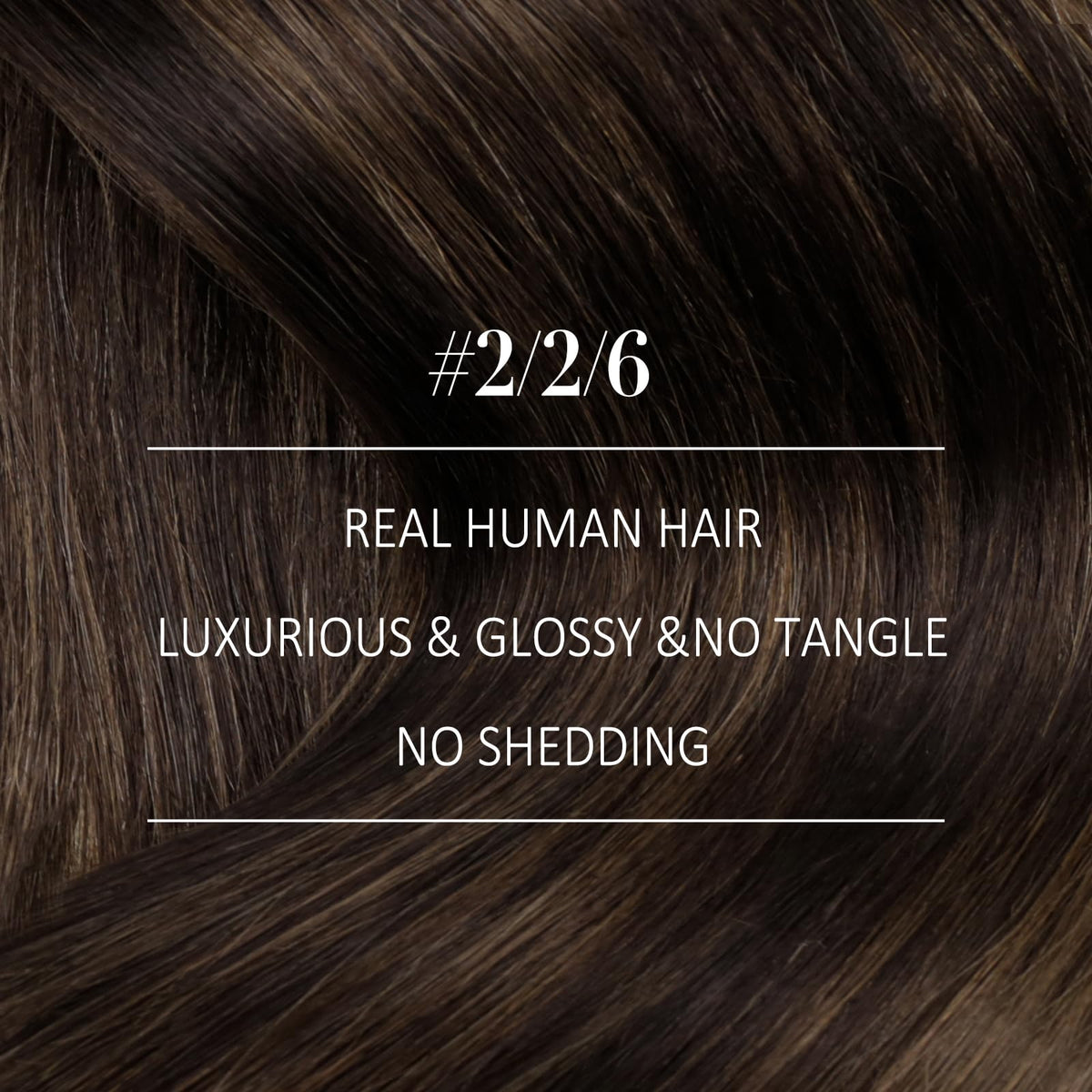 YoungSee 135G Clip in Hair Extensions Human Hair Brown Balayage Lace Clip in Real Hair Extensions Dark Brown Mix Medium Brown Hi