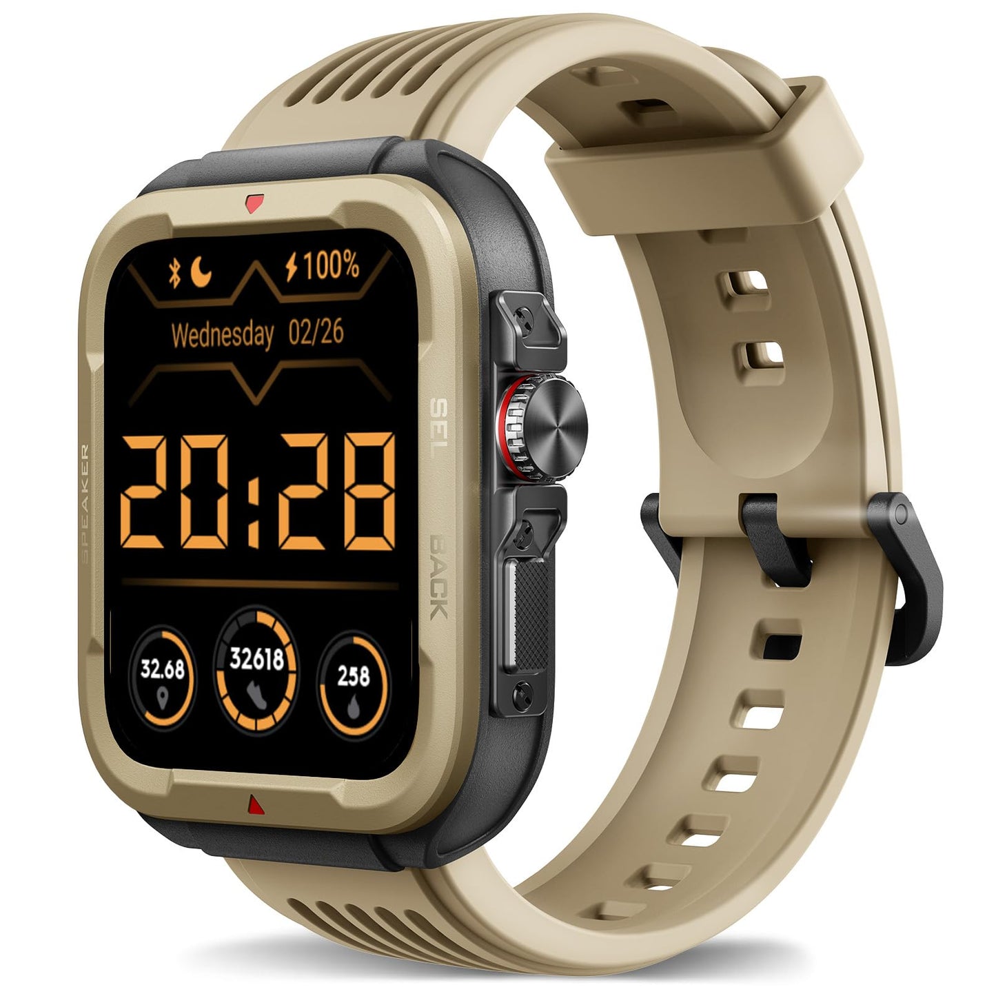 Vrpefit Smart Watch For Men Women (Answer/Make Call), Alexa Built In, 1.8 Fitness Tracker With 100 Sports Modes, Heart Rate Bloo