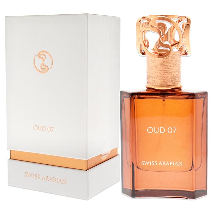 Swiss Arabian Oud 07 - Luxury Products From Dubai - Long Lasting, Addictive Personal EDP Spray Fragrance - Seductive Signature Aroma - 1.7 Oz