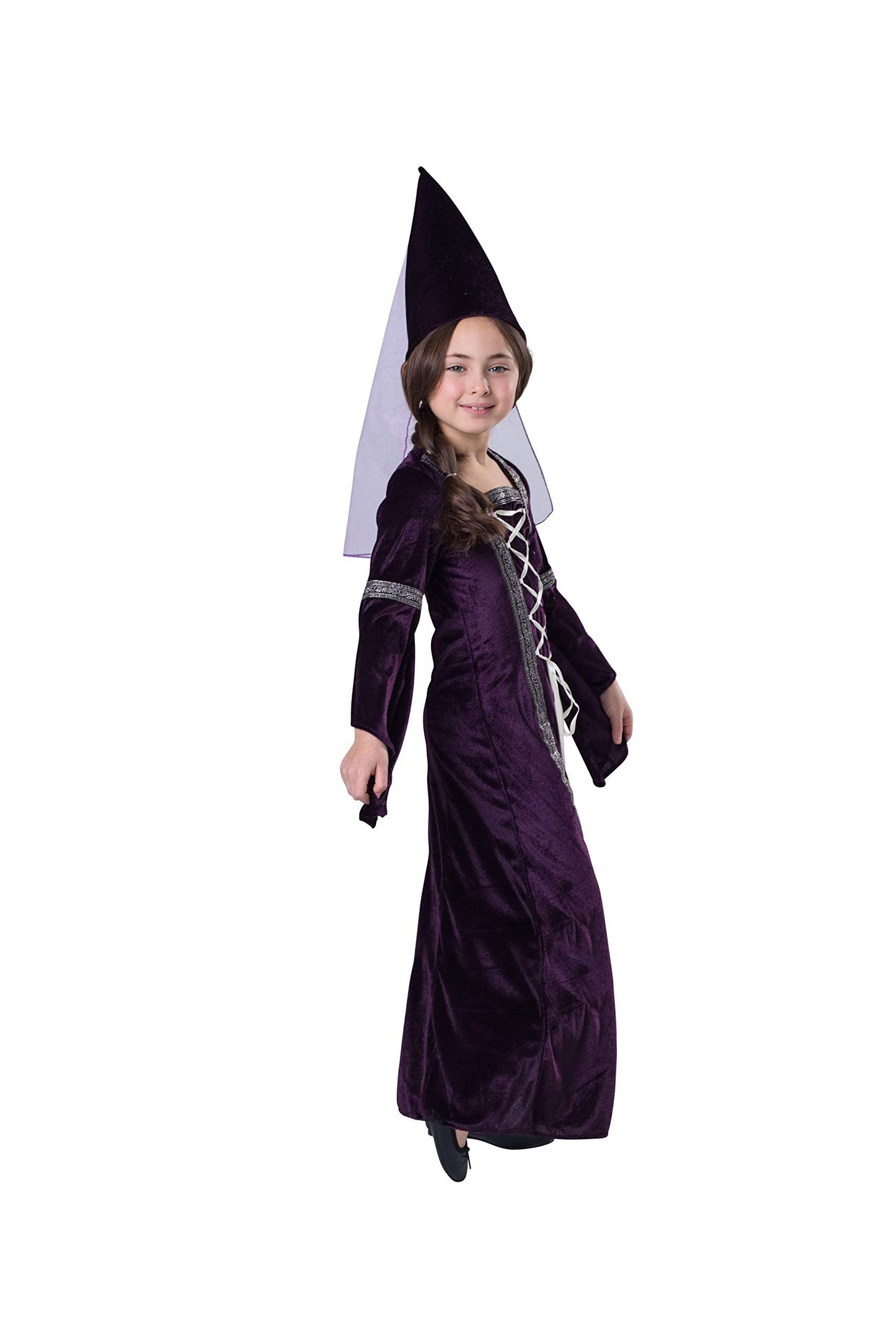 Dress Up America Renaissance Costume for Girls - Medieval Princess Costume for Kids - Renaissance Dress Up Set