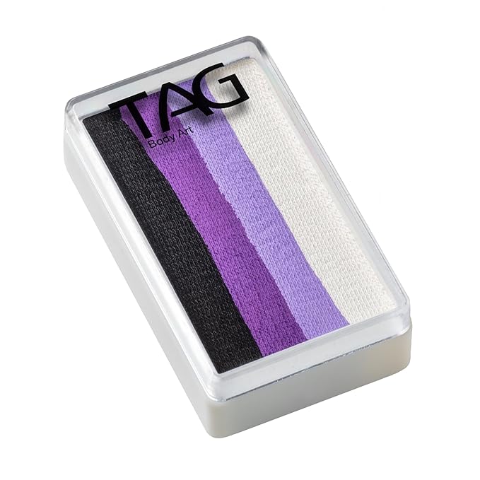 TAG Face and Body Paint - 1 Stroke Split Cake 30g - Black Iris