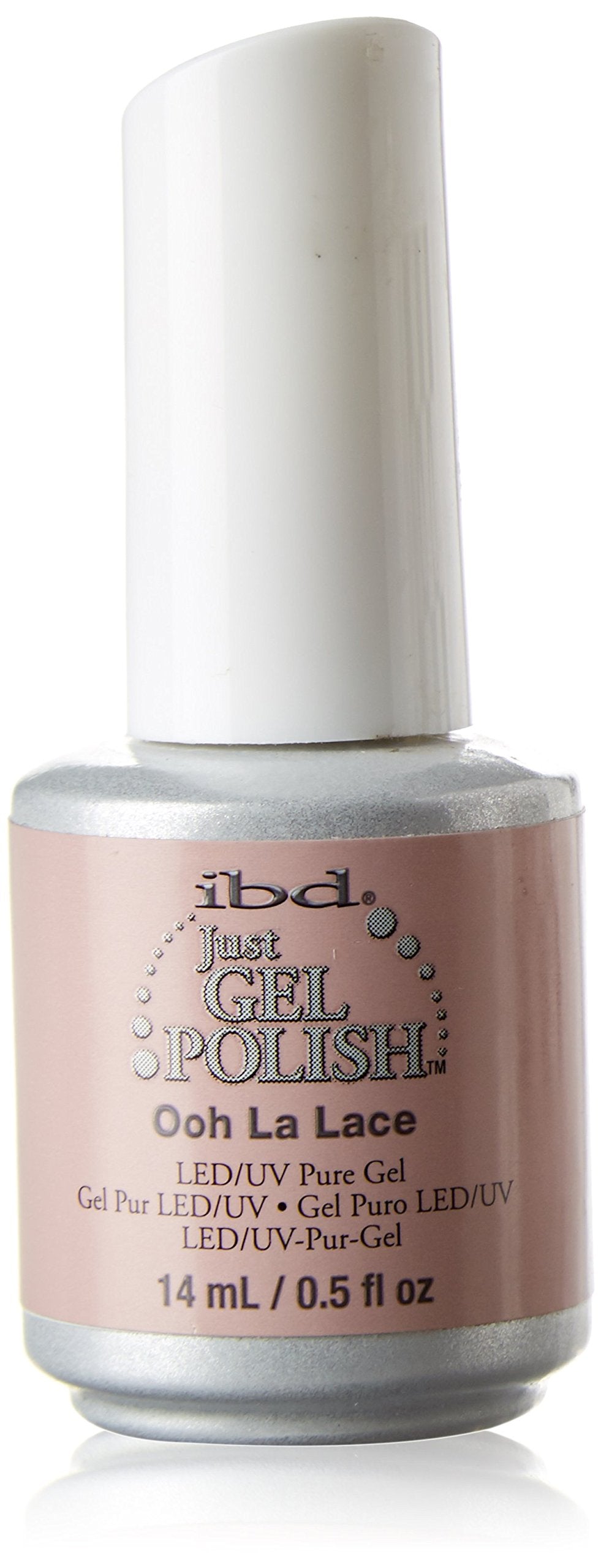 IBD Just Gel Soak Off Light Pink Nail Polish, Ooh La Lace