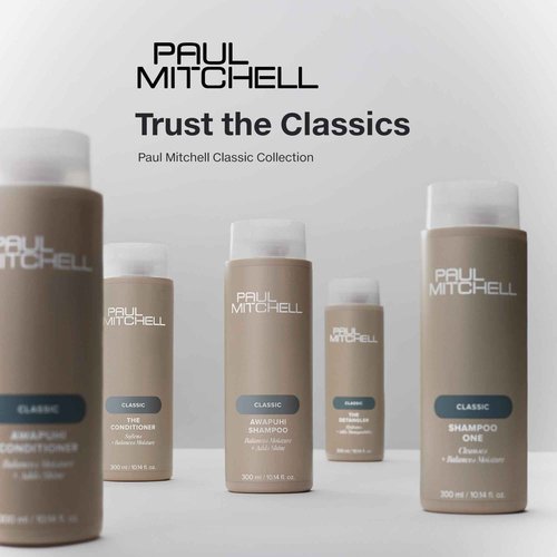 Paul Mitchell Original Awapuhi Shampoo, Balances Moisture + Adds Shine and The Conditioner, Classic Leave-In, Softens + Adds Moisture, For All Hair Types, 33.8 fl. oz., Set