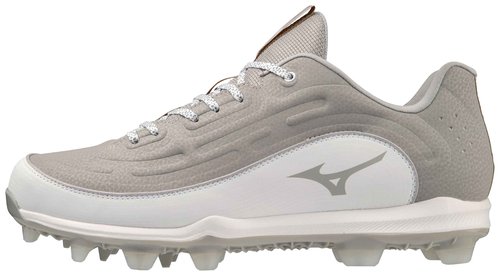 Mizuno Ambition 3 Low TPU Mens Molded Baseball Cleat | White | US Mens 11