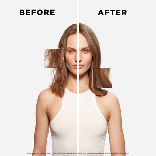 Kerastase Discipline Masque Oleo-Relax Hair Mask | Deep Nourishing Hair Mask | Moisturizes Hair and Provides Shine | With Shorea Butter and Coconut Oil | For All Hair Types | 6.8 Fl Oz