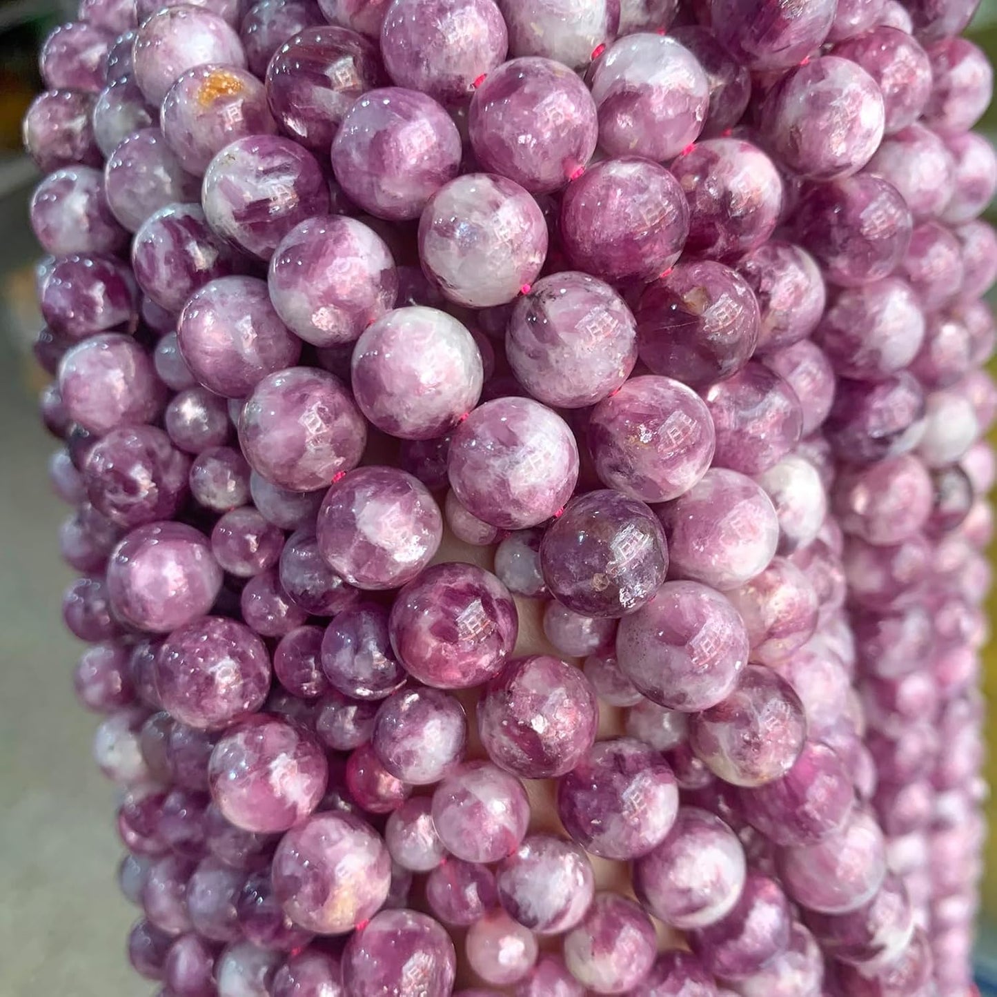 90PCS 4MM Natural Stone Purple Emerald Beads Round Loose Beads for Jewelry Making DIY Bracelet Necklace Accessories 15"