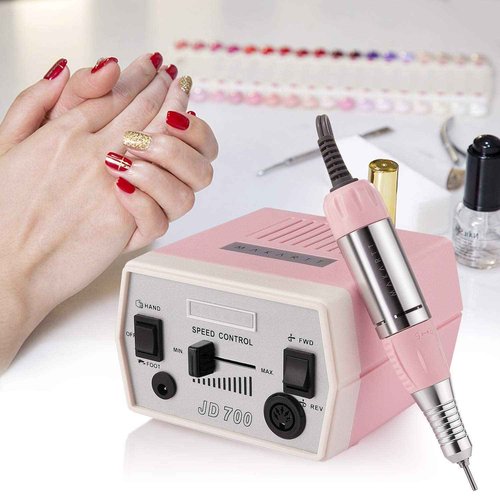 Makartt Geneviere Electric Nail Drill Machine with Tungsten Carbide Nail Drill Bits 7Pcs Bundle