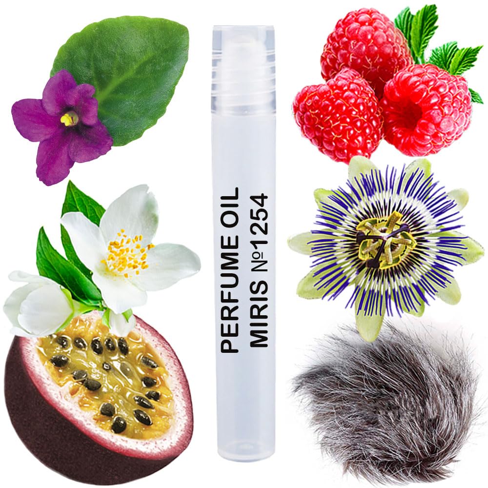 MIRIS No. 1254, Inspired by Fiesta Carioca, Long-Lasting Perfume Oil for Women Roll-On, Rollerball 0.34 Fl Oz / 10 ml