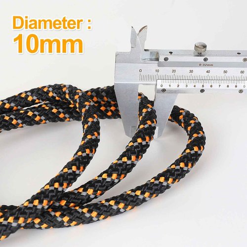 Kalkal Tree Stand Safety Rope, 30FT Reflective Lifeline Hunter Safety Harness for Tree-Stand Hunting