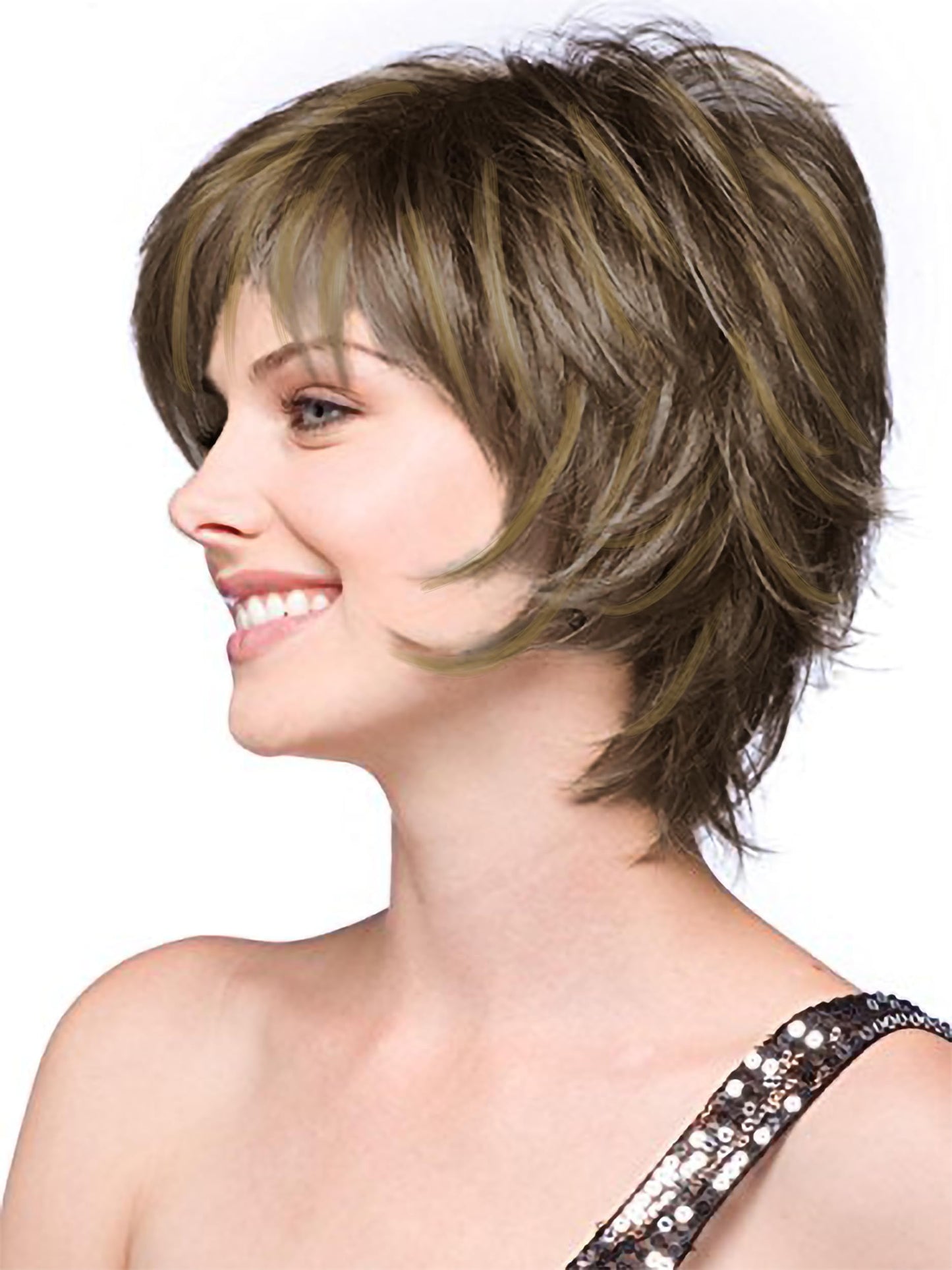 Noriko Sky Synthetic Wig by Rene of Paris and Wig Lift Comb - Almond Rocka-R - Bundle 2 Items