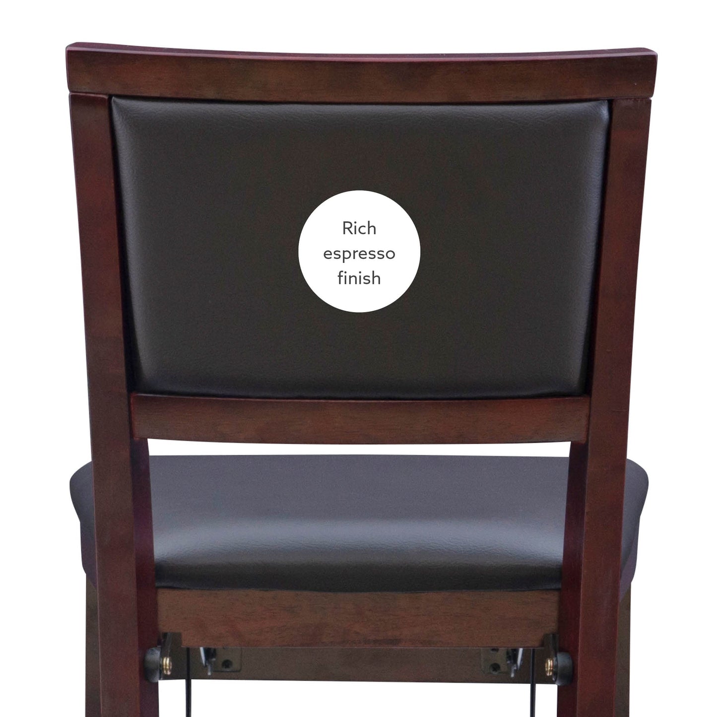 Linon Home Decor Keira Pad Back Folding Counter Stool, 24-Inch