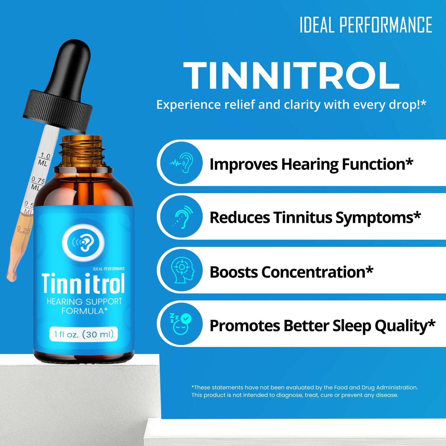 Tinnitrol Tinnitus Drops, Tinnitrol Tinnitus Relief for Ringing Ears, Advanced Ear Health Support Supplement Liquid Drops All Natural for Healthy Ringing Ear, Tinni Trol Reviews (2 Pack)