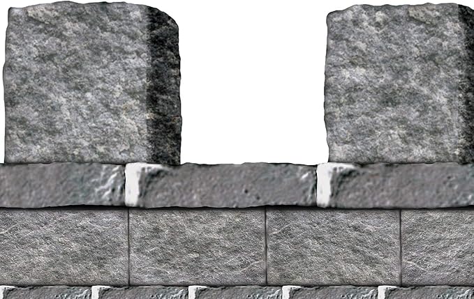 Stone Wall Border Party Accessory (1 count) (1/Pkg)