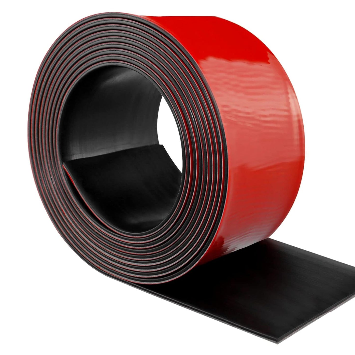 Neoprene Rubber Strips Self Adhesive Solid Rubber Sheets, Rolls & Strips for DIY Gaskets Crafts Pads Seals Warehouse Flooring Neoprene Sheet with Adhesive Backing (6" Wide x 1/5" Thick x 20' Long)