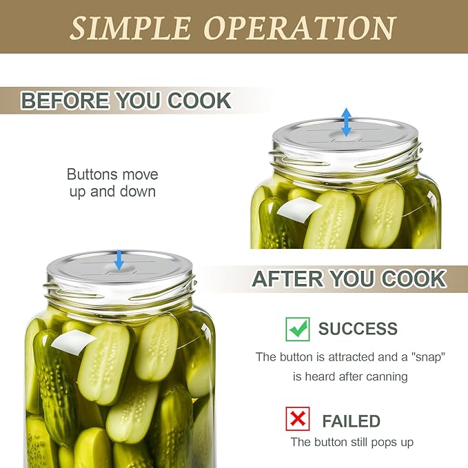 200 PCS Canning Lids Regular Mouth,2.76in Regular Mouth Mason Jar Lids,Ball Jar with Lids with Leak proof Airtight Seal Rust Proof Split,Regular Mason Jars Food Grade,Canning Food DIY