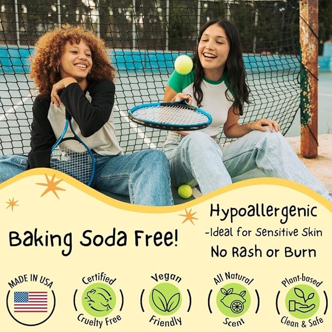 MONA BRANDS 100% Natural Deodorant for Kids | For Girls & Boys | Sensitive Skin | No Baking Soda | No Aluminum | Vegan, Non-GMO, Gluten and Cruelty free (2-PK VANILLA SPICE 1.76 Oz each)