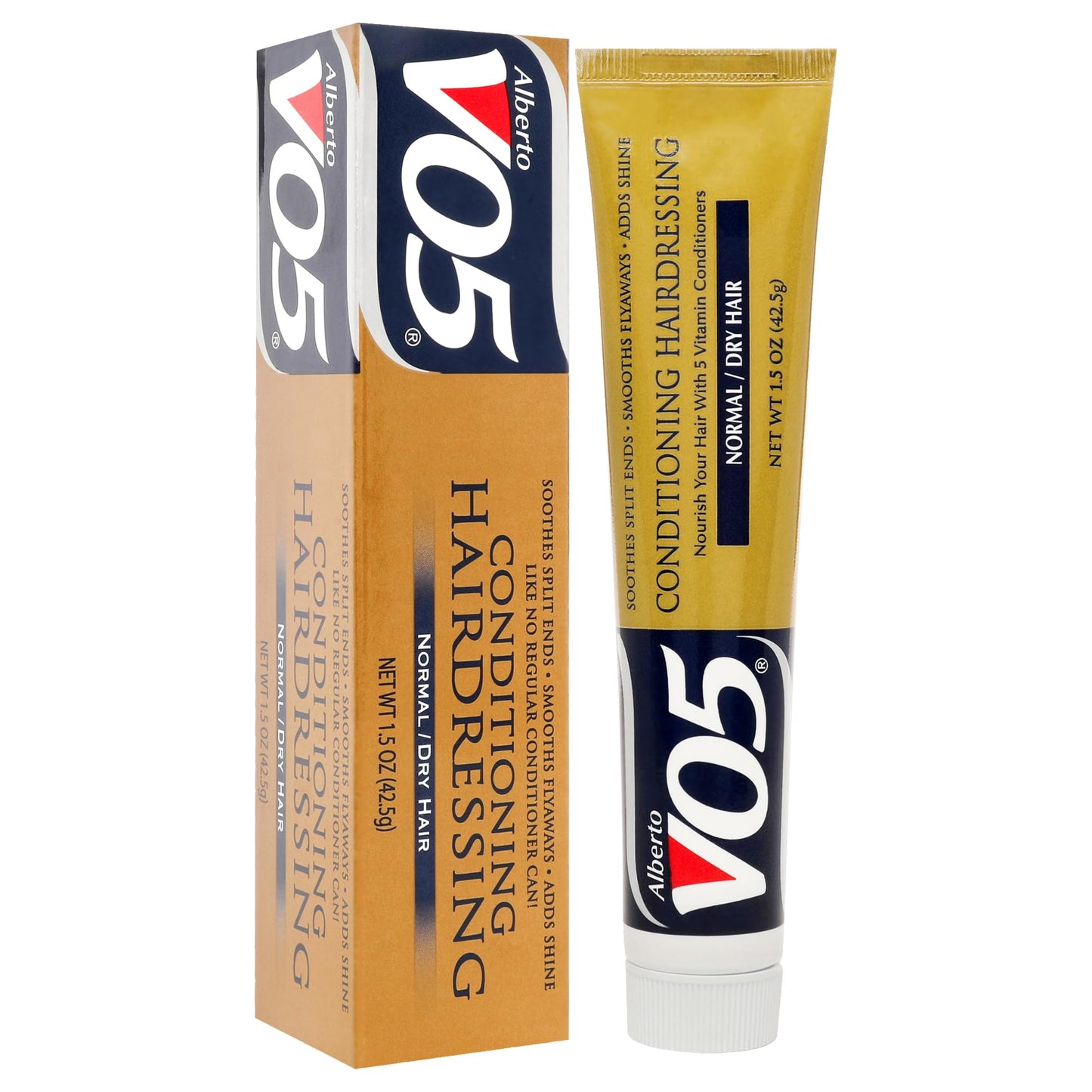 Alberto VO5 Conditioning Hairdressing for Normal to Dry Hair - Hair Conditioner Styling Product - Smooths Frizz - Brightens Colo