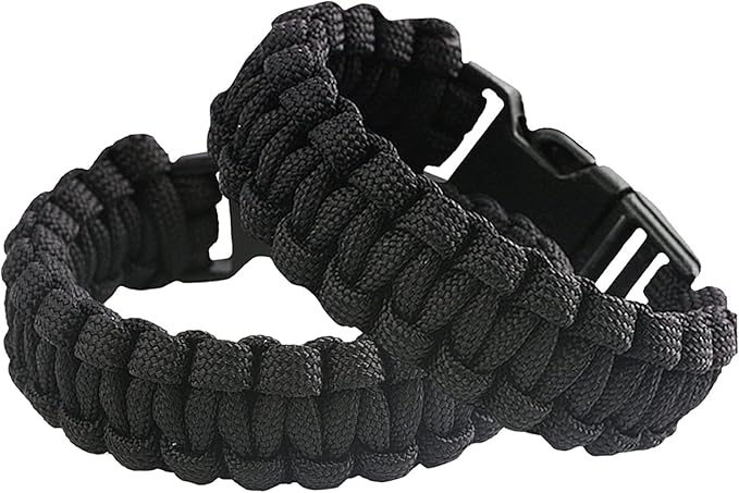 Sportmusies Paracord Wristband for Outdoor Sport Tactical Survival Parachute Bracelet, Essential for Hiking Travelling Cam...