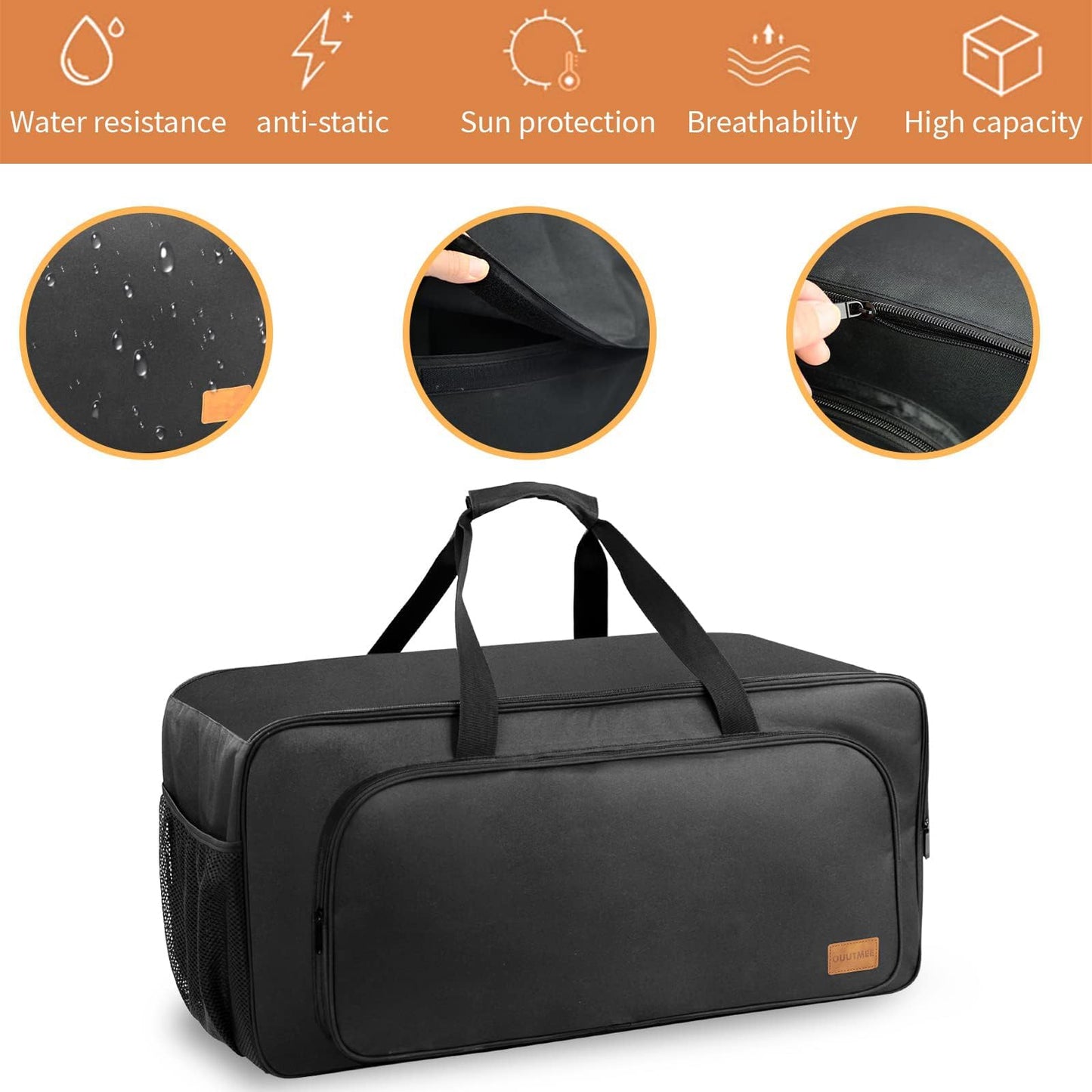 Ouutmee 28.3    13.8    15.1   Speaker Tote Bag Compatible With Jbl Party Box 310/320 Multifunctional Storage Case