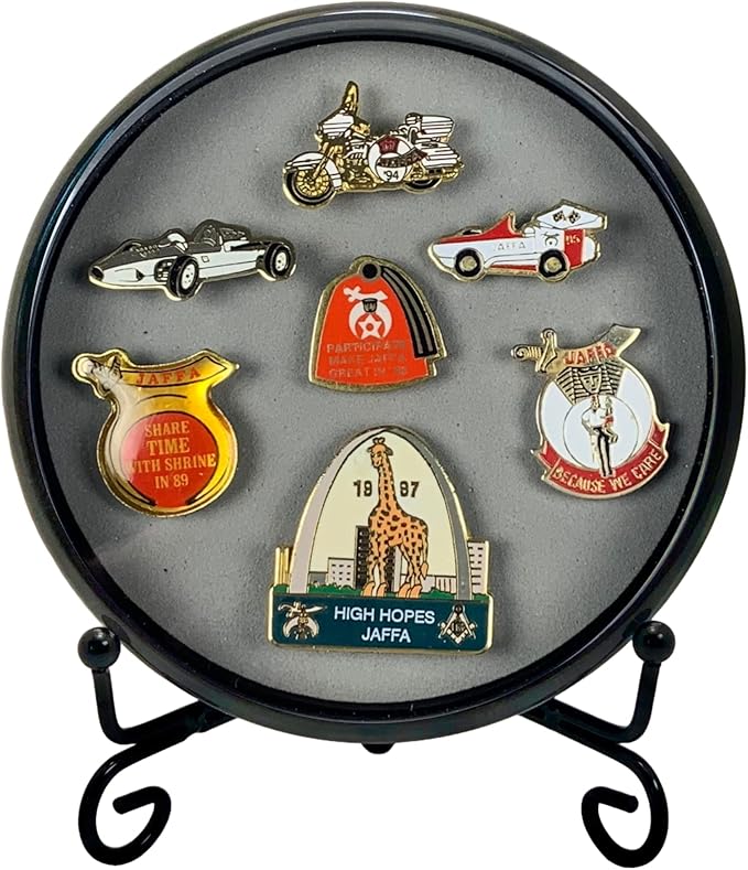 Kudos Pin Display Case with Stand - Shadow Box for Lapel Pin, Collector Pin - Display Board for Pin Collection