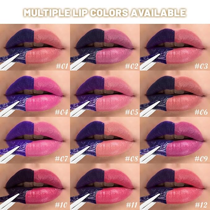 Kaely Toffee Rose Lip Stain Peel Off Masque, Long Lasting Waterproof Smudge Proof Lip Tint, Non-Transfer Semi Permanent Lipliner Tattoo with Tweezer, Matte Finish, Vegan & Cruelty-Free, 02