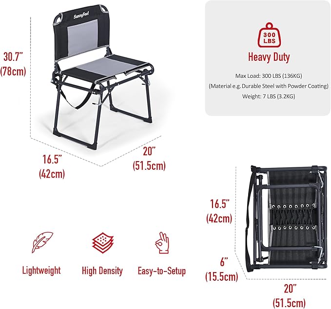 SUNNYFEEL Oversized Stadium Seat for Bleachers with Back Support Extra Wide, Bleacher Stadium Seats Chairs with Backs Portable Bleachers Seat with Hook for Sports Events Baseball Soccer Benches