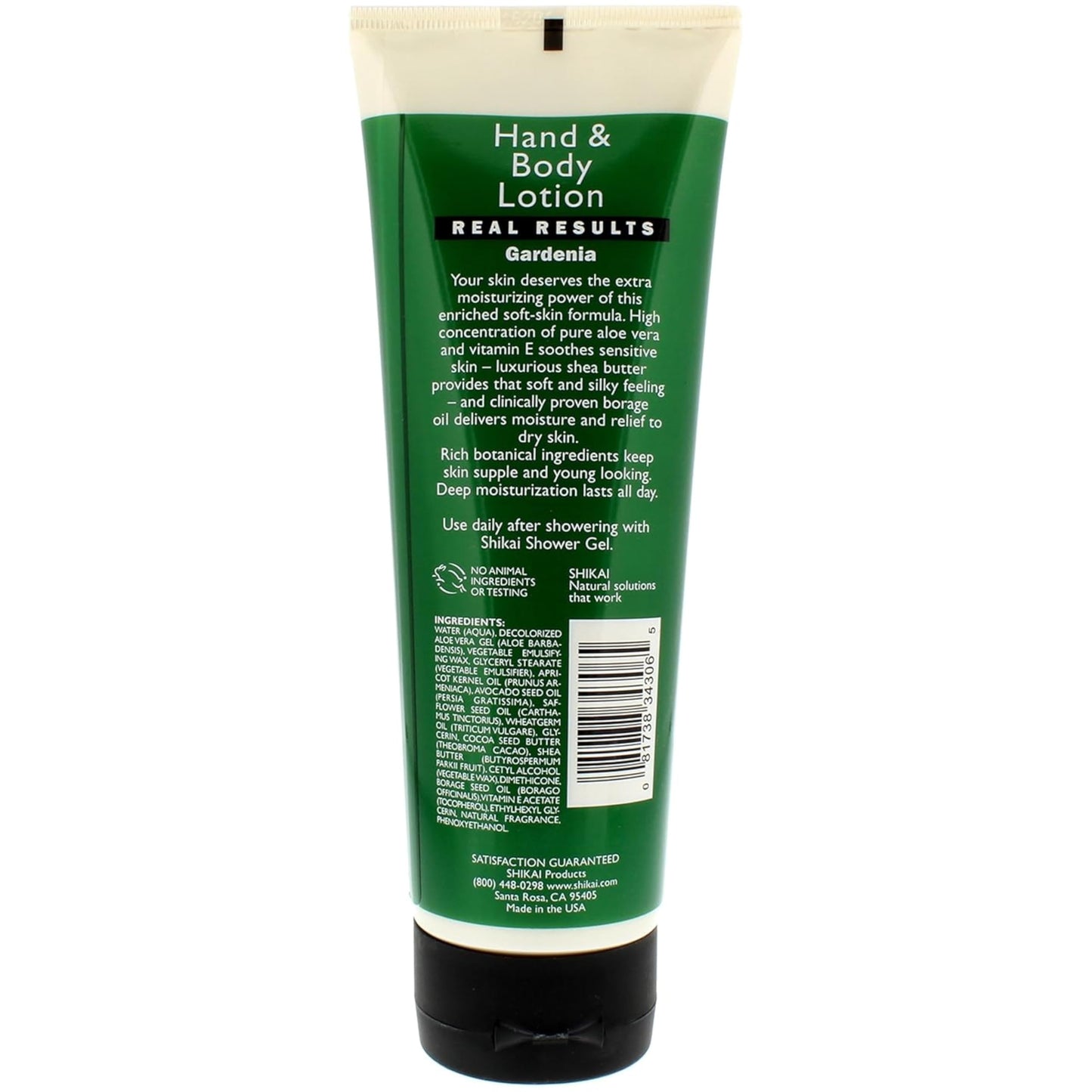 ShiKai - Gardenia Hand & Body Lotion, Plant-Based, Perfect for Daily Use, Rich in Botanical Extracts, Makes Skin Softer & More H