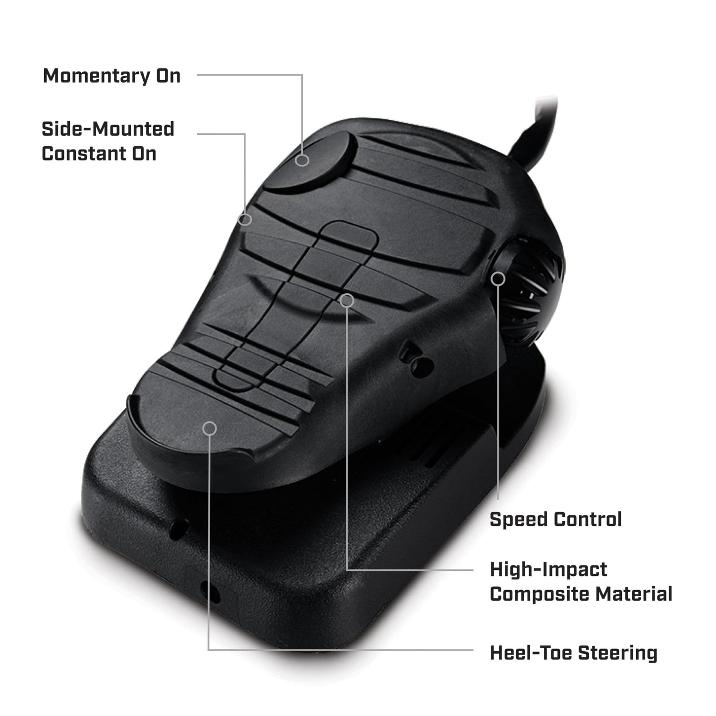 Minn Kota Edge Bow-Mount Electric Trolling Motor with Foot Pedal Control – 45 Lb. Thrust, 45 In. Shaft, Freshwater