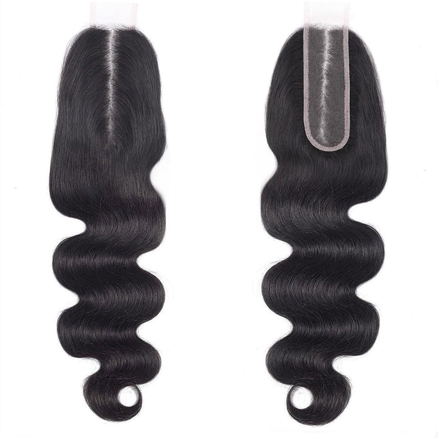 2x6 HD Lace Closure Body Wave Transparent 2 by 6 HD Lace Closure 14 Inch 100% Brazilian Virgin Unprocessed Middle Part Human Hai