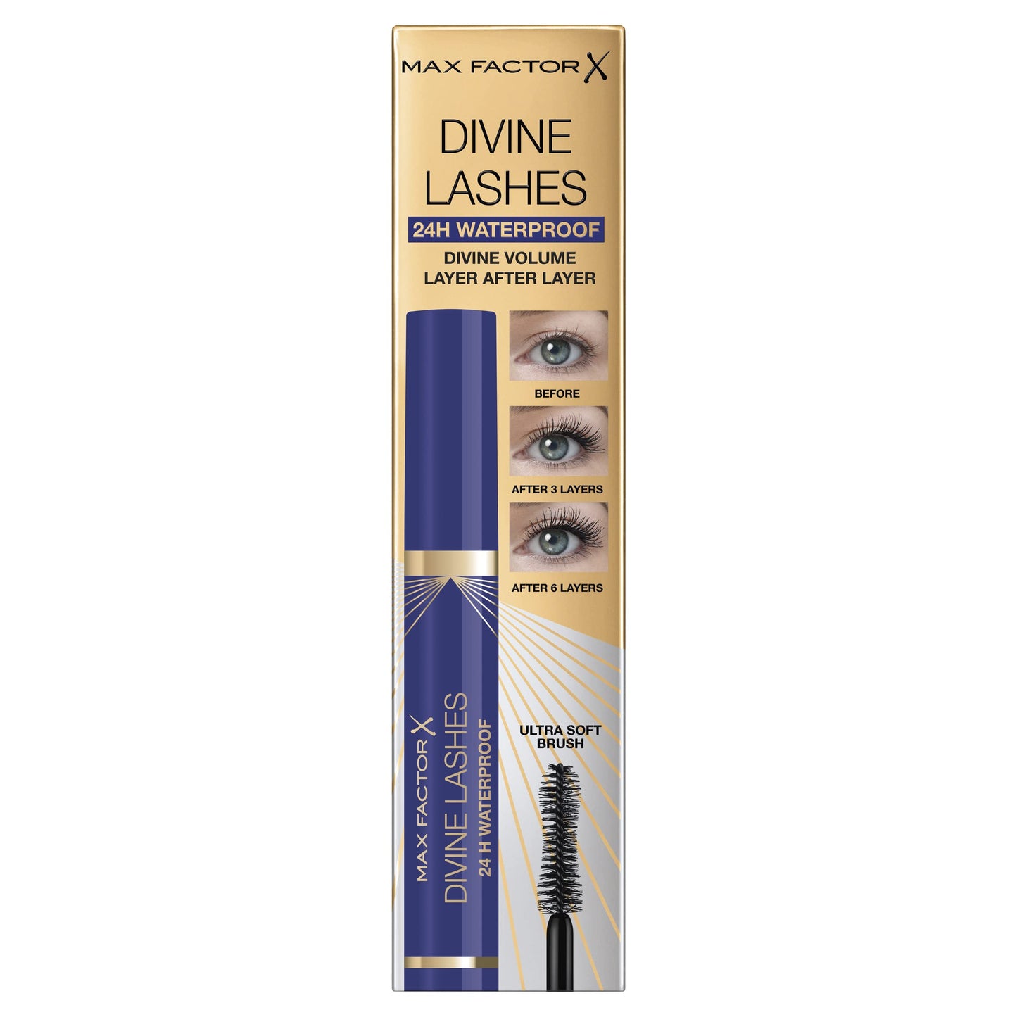 Max Factor Masterpiece Divine Lashes Waterproof Mascara - 003 Black