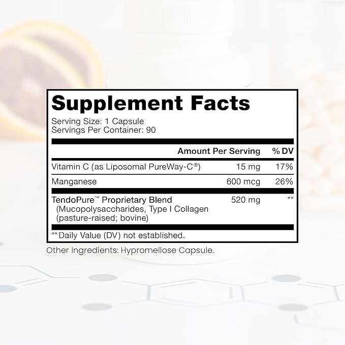 Pure Therapro Rx Acute Injury | Tendon & Ligament Support | Convenient Once a Day Clinical Dose | Supports Tendon Health, Movement & Physical Function | Pharm-Grade (90 Capsules)
