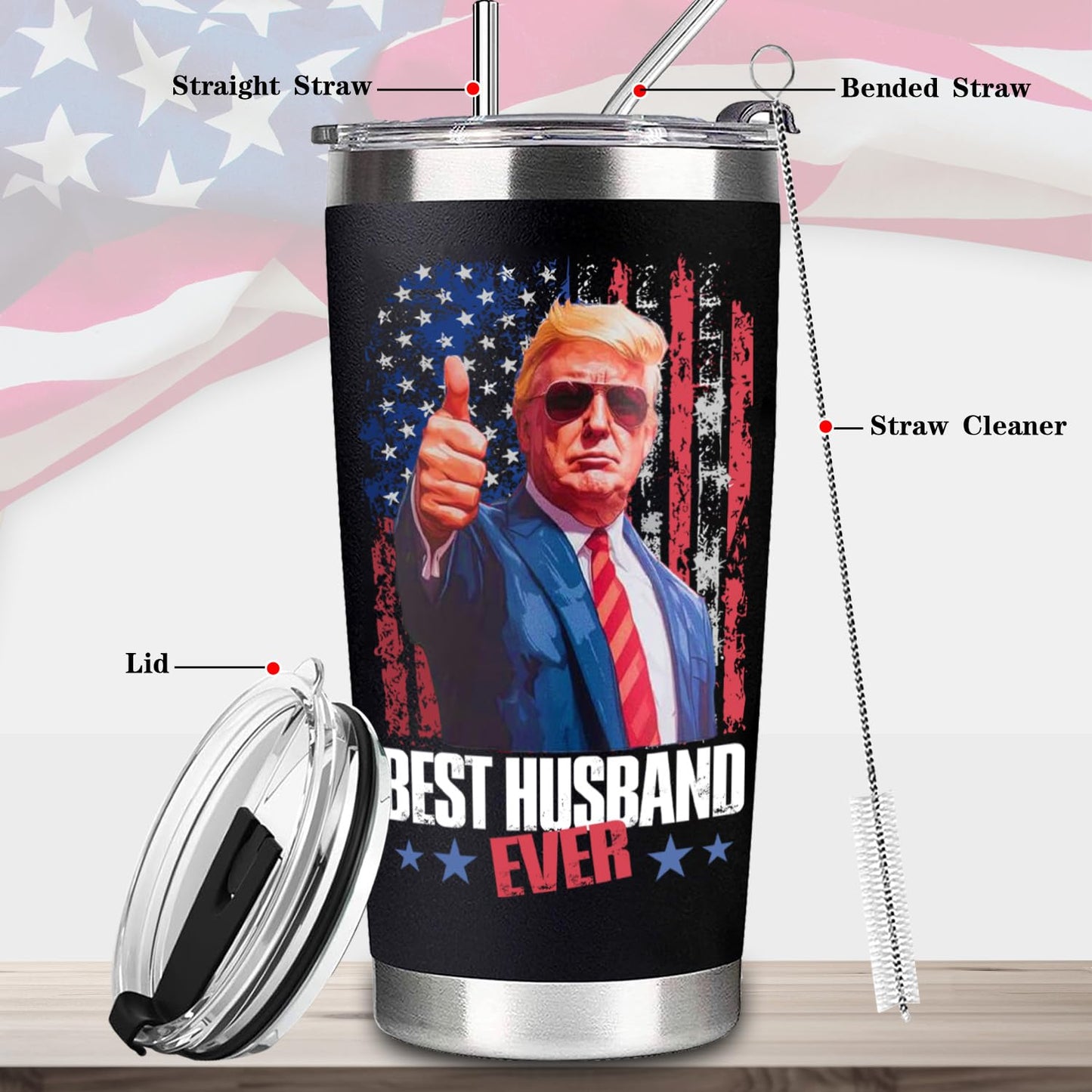 ForGreetMe Gift for Husband from Wife, Wedding Anniversary, Husband Birthday Gift Ideas, Gifts for Birthday, Fathers Day, Christmas, Romantic I Love You Gifts, 20oz Coffee Tumbler