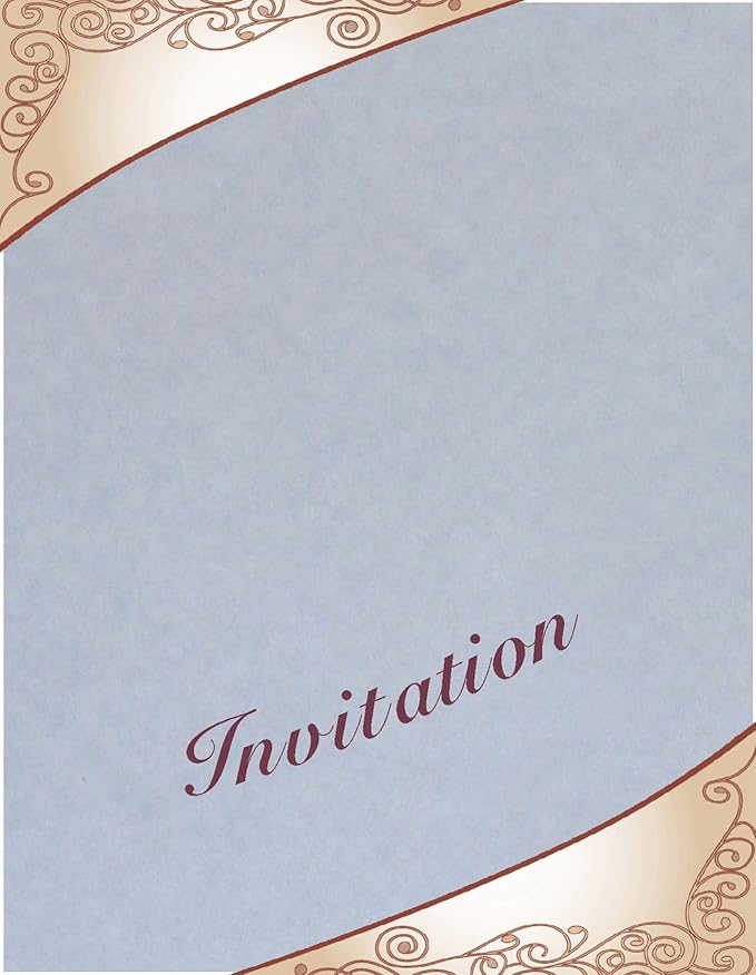 50 Blue Parchment 65lb Cover Weight Paper - 3" X 5" (3X5 Inches) Photo|Card|Frame Size - Printable Cardstock Colored Sheets Old Parchment Semblance